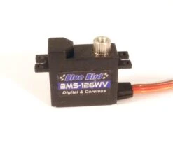 Blue Bird BMS-126WV+ Servo - 6.5Kg.cm 0.07s 11.3g 10mm -Rc Airplane Store blue bird bms 126wv servo 6 5kg cm 0 07s 11 3g 10mm 30