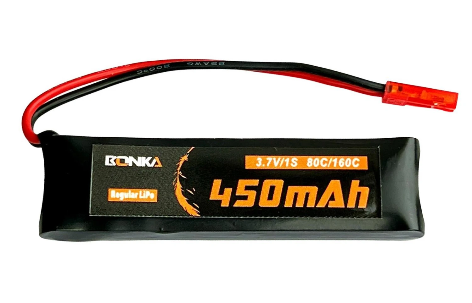Bonka LiPo 1S 450mAh 3.7V 80C JST 3 Bonka LiPo 1S 450mAh 3.7V 80C JST