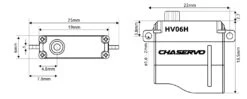 CHA HV06H Wing Servo - 2.4Kg.cm 0.05s 5.8g 6mm 7 CHA HV06H Wing Servo - 2.4Kg.cm 0.05s 5.8g 6mm -Rc Airplane Store cha hv06h wing servo 2 4kg cm 0 05s 5 8g 6mm 100