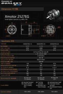 Dualsky XM2527EG-23 1600 RPM/V 37g Cased Outrunner 9 Dualsky XM2527EG-23 1600 RPM/V 37g Cased Outrunner -Rc Airplane Store dualsky xm2527eg 23 1600 rpm v 37g cased outrunner 40