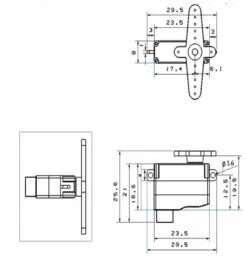 KST X08H V5 & V6 Wing Servo - 2.8Kg.cm 0.09s 8.9g 8mm -Rc Airplane Store kst x08h v5 v6 wing servo 2 8kg cm 0 09s 8 9g 8mm 18