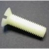 M4x16 Mm Countersunk Slot End Nylon Screws (5) -Rc Airplane Store m4x16 mm countersunk slot end nylon screws 5