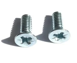 M4x8 Mm Countersunk Pozi/Phillips Steel Screws (5)