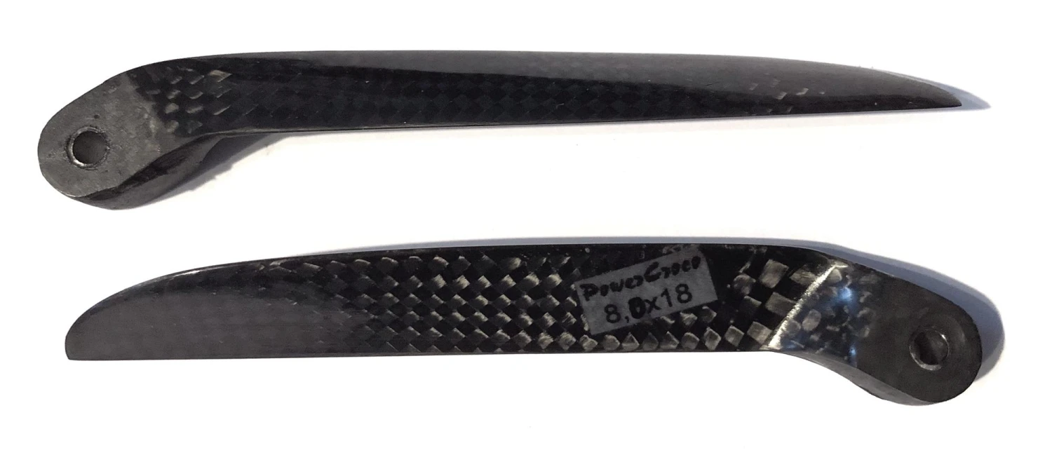 MK 8x18 Folding Prop Blades 3 MK 8x18 Folding Prop Blades