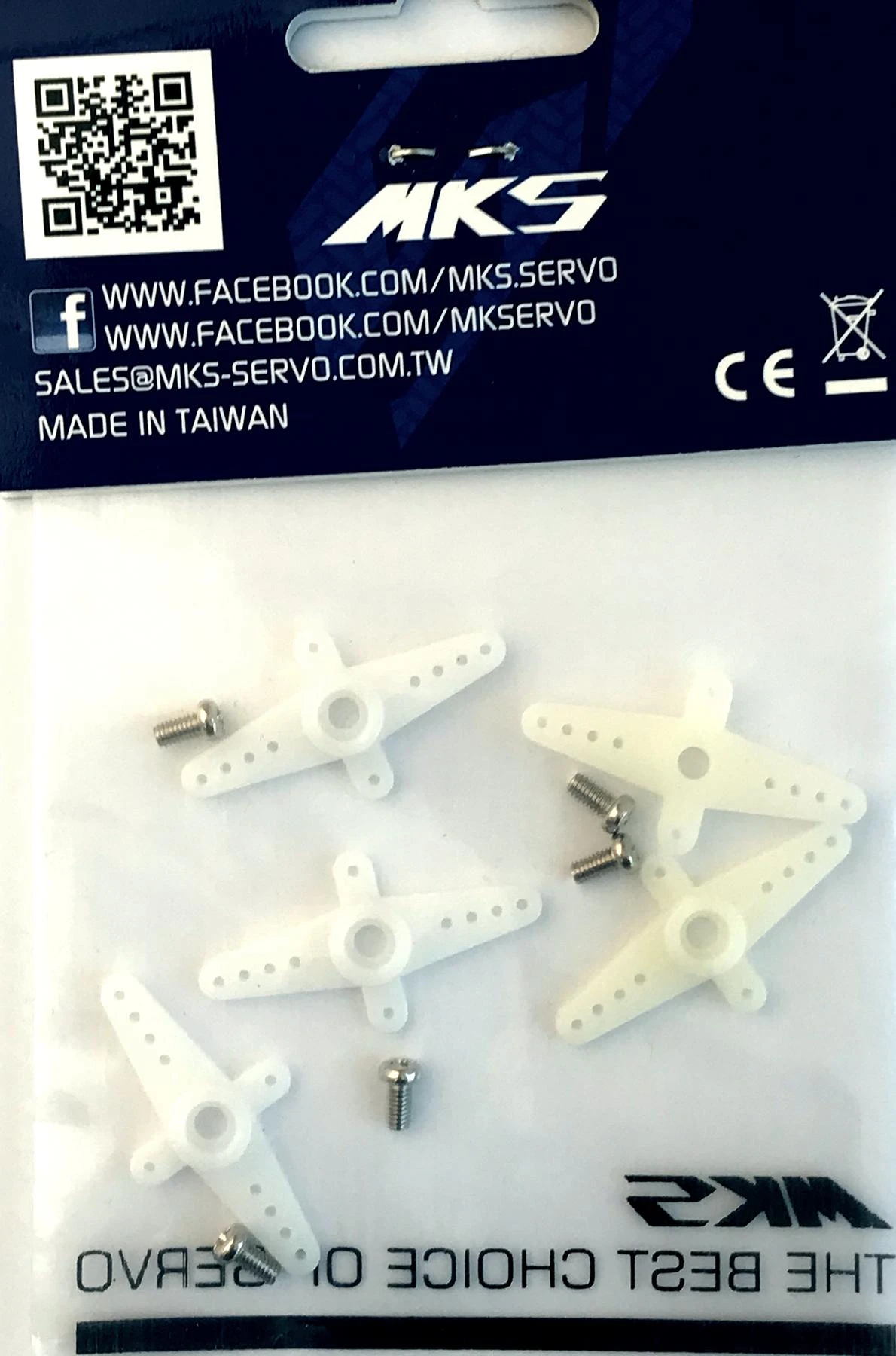 MKS Plastic Servo Output Arms 3 MKS Plastic Servo Output Arms
