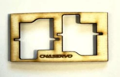 Ply Frame For Two CHA DS06 Servos -Rc Airplane Store ply frame for two cha ds06 servos 30